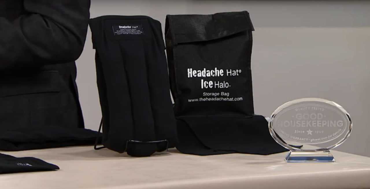 The brainchild of Easton's Sherri Pulie, The Headache Hat earned both the Good Houskeeping Seal of Approval and the HSN Customer Choice Award.