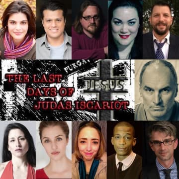 The cast of the Vagabond Theatre Company's production of "The Last Days Of Judas Iscariot" opening in March.