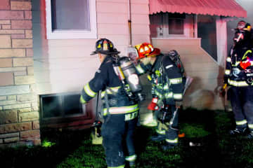 Lodi firefighters quickly doused the basement fire on Avenue B off Main Street late Wednesday, March 23.