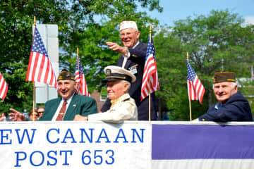 The Memorial Day parade in New Canaan will be shortened this year due to the rainy forecast.