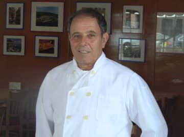 Chef Frank Salvi dishes out Italian delights at Di Nardo's Ristorante Italiano in Pound Ridge.