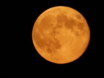 Mostly clear skies are expected Thursday night over Orange County, which should make the Harvest Moon easily visible.