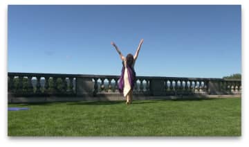 Dancers perform the work of Isadora Duncan, who created modern dance. An exhibit will be showcased at the Ossining Library. 