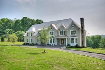 This house at 488 Long Ridge Road in Pound Ridge is open for viewing this Sunday.