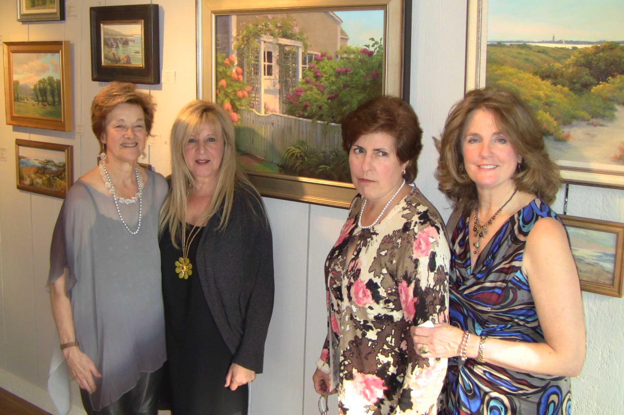 Artists exhibiting work at Kendall Studio Gallery include (left to right) Wendy Moore, Danielle Wexler, Marianne Kuhn and Kendall Klingbeil.