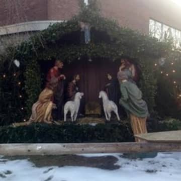 Statues were stolen from a creche in Ossining. 