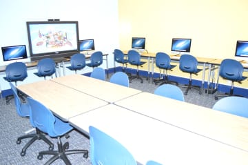 The new computer lab at the Don Bosco Community Center in Port Chester features 11 new computers and will host classes taught by Digital Arts Experience.