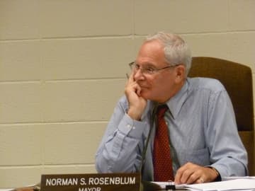 Mamaroneck Mayor Norman Rosenblum asked a Supreme Court judge for a "show-case" order, challenging 3-2 votes by the village board that the Republican mayor says strip him of authority to make appointments. A judge dismissed the legal challenge.