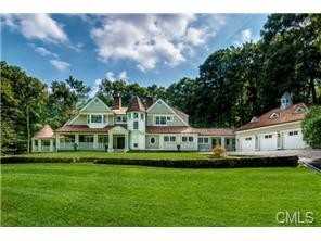 The house at 350 Indian Rock Road in New Canaan is open for viewing this Sunday.