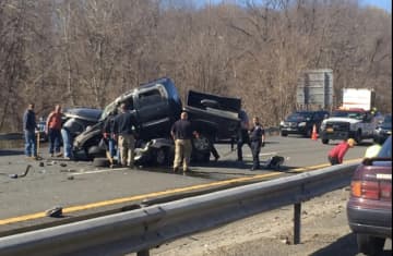 I-684 south is shut down after a major multi-vehicle accident Thursday.