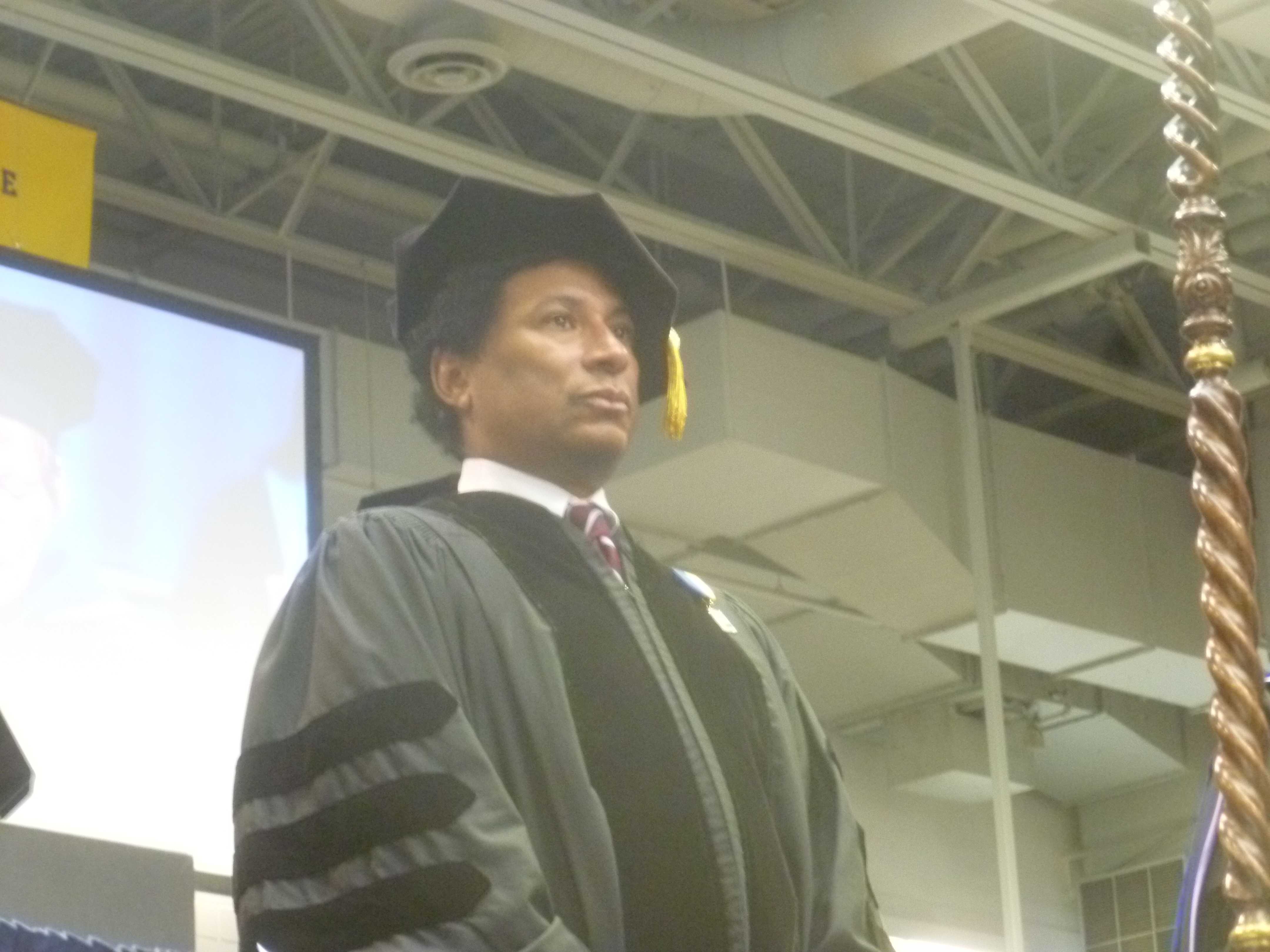 <p>Lawrence Otis Graham received an honorary doctorate and delivered the commencement address at Pace&#x27;s commencement ceremony.</p>