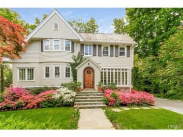 This house at 28 Mayhew Ave. in Larchmont is open for viewing on Sunday.
