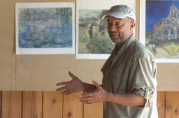 Artist and educator Dmitri Wright, of Greenwich will lead an Impressionist painting workshop at Weir Farm National Historic Site in Ridgefield and Wilton.