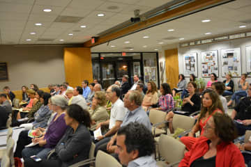 Attendees at the New Castle Town Board's June 10 meeting, where Chappaqua Crossing was the major item.