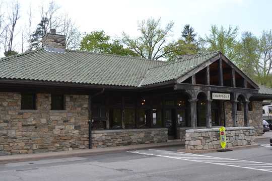 The Chappaqua train station.