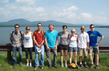 Riverkeeper interns visit the New York City watershed.