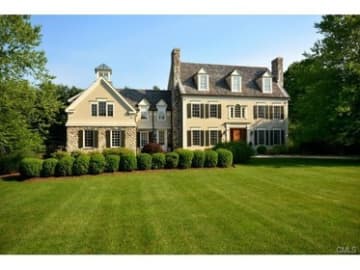 The house at 47 Thurton Drive in New Canaan is open for viewing on Sunday.