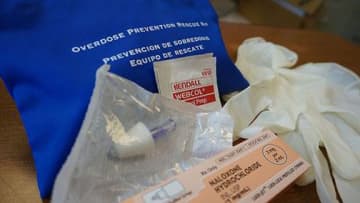 A photo of a heroin overdose antidote.