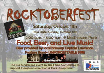 A flyer for Irvington's Rocktoberfest, on Saturday, Oct. 11