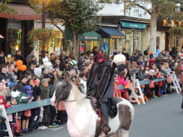 The Headless Horseman will lead the opening of the Tarrytown Halloween Parade on Saturday, Oct. 25. 
