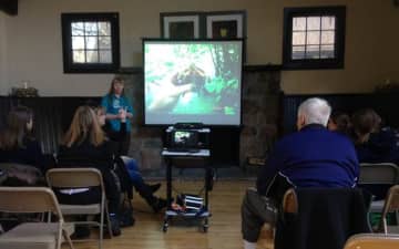 Natasha Nowick speaks on overwinter care of hatchling turtles.