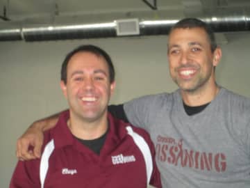 Elwyn Hutter and Avery Katz of Foundry Fitness in Ossining.