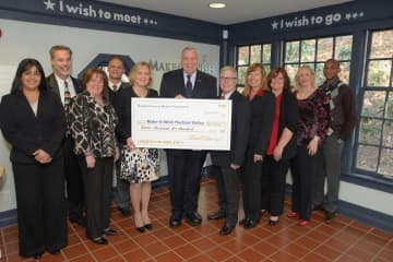 The Hudson Gateway Association of Realtors donated a check for $12,600 to Make-A-Wish Hudson Valley.