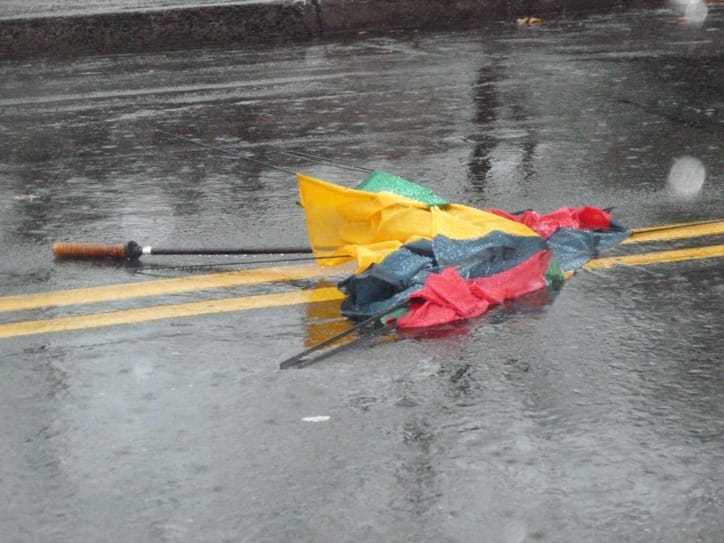Hold on to your umbrellas, because it's going to be a wet weekend in Fairfield County.