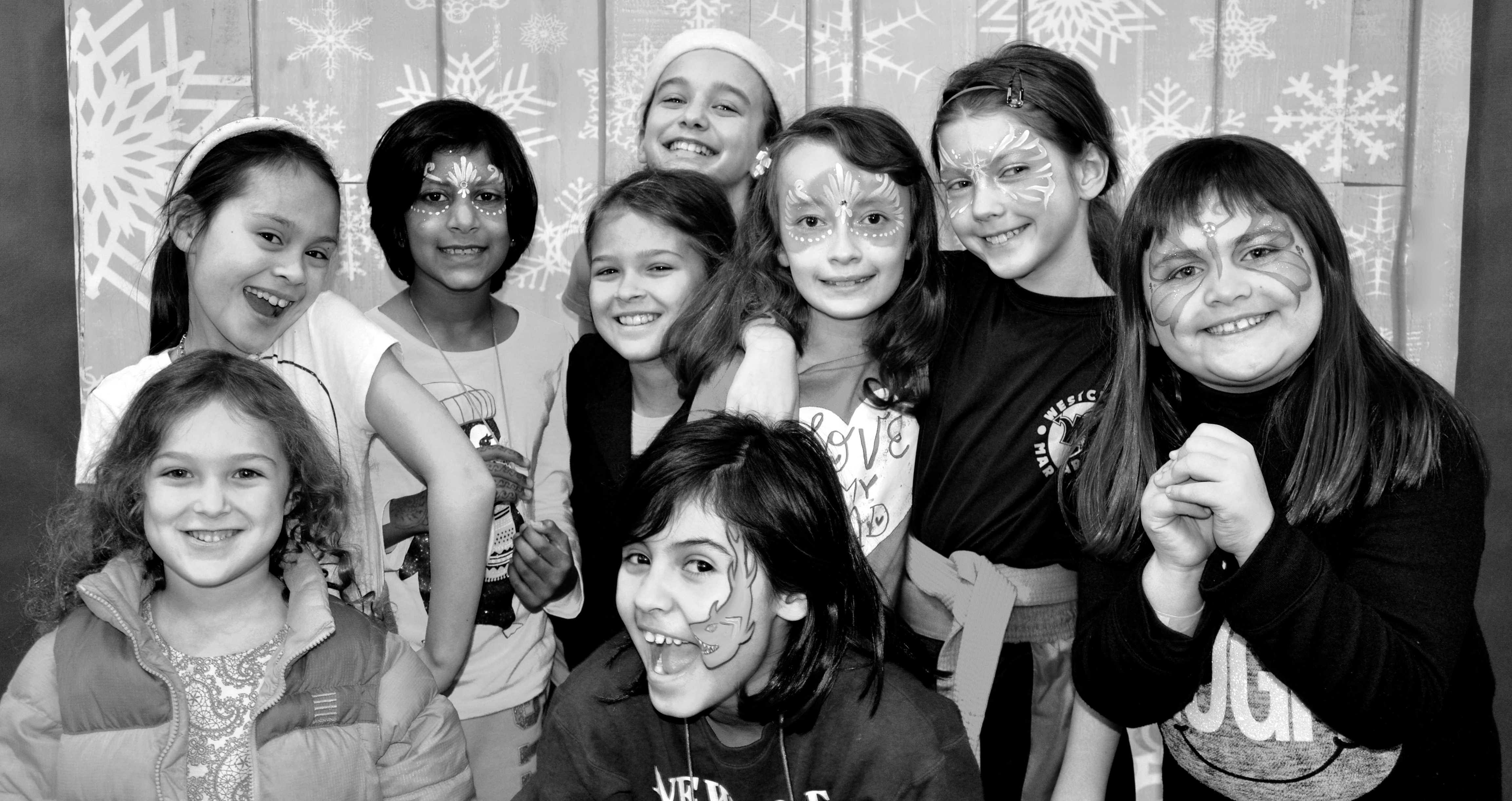 Face-painting was one of the activities at the Greenvale Winter Fest. 