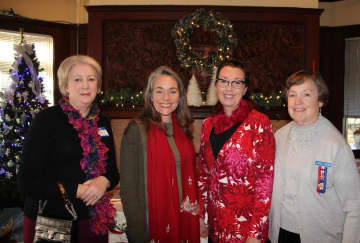 Board First VP Lisa Allison with Victoria Gearity, Executive Director Phyllis Bianco and Board President, Carol Handy.
