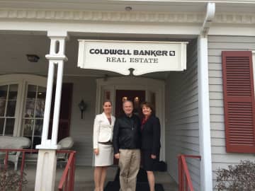 Marion Weiler, Marketing Director, Connecticut and Westchester County, Carll Tucker, Founder, CEO Daily Voice and Cathleen Smith, President of Coldwell Banker Residential Brokerage in Connecticut and Westchester.