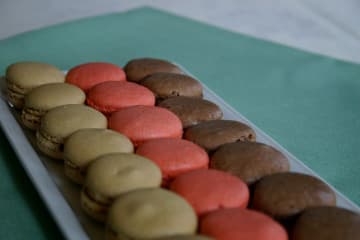 Macaroons at La Panetiere in Rye.
