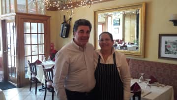 Angelo and Rosa Merenda at the recently reopened La Scarbitta Ristorante on Tuesday.