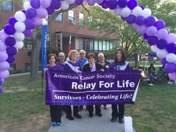 Cancer survivors kickoff the 2014 Relay for Life. This year's event will take place on May 16 and 17. 