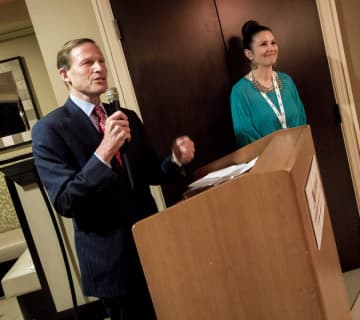 Senator Richard Blumenthal, who attended the gala last year for The Center, will be one of the honorees at this year's event for the Stamford organization.