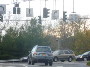 The intersection at Ashford Avenue and Saw Mill River Road in Ardsley.