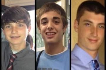 Ryan Lesher, Shamus Digney and Cullen Keffer were killed in the  accident.