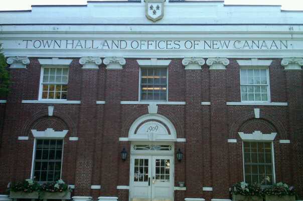 New Canaan Town Hall.