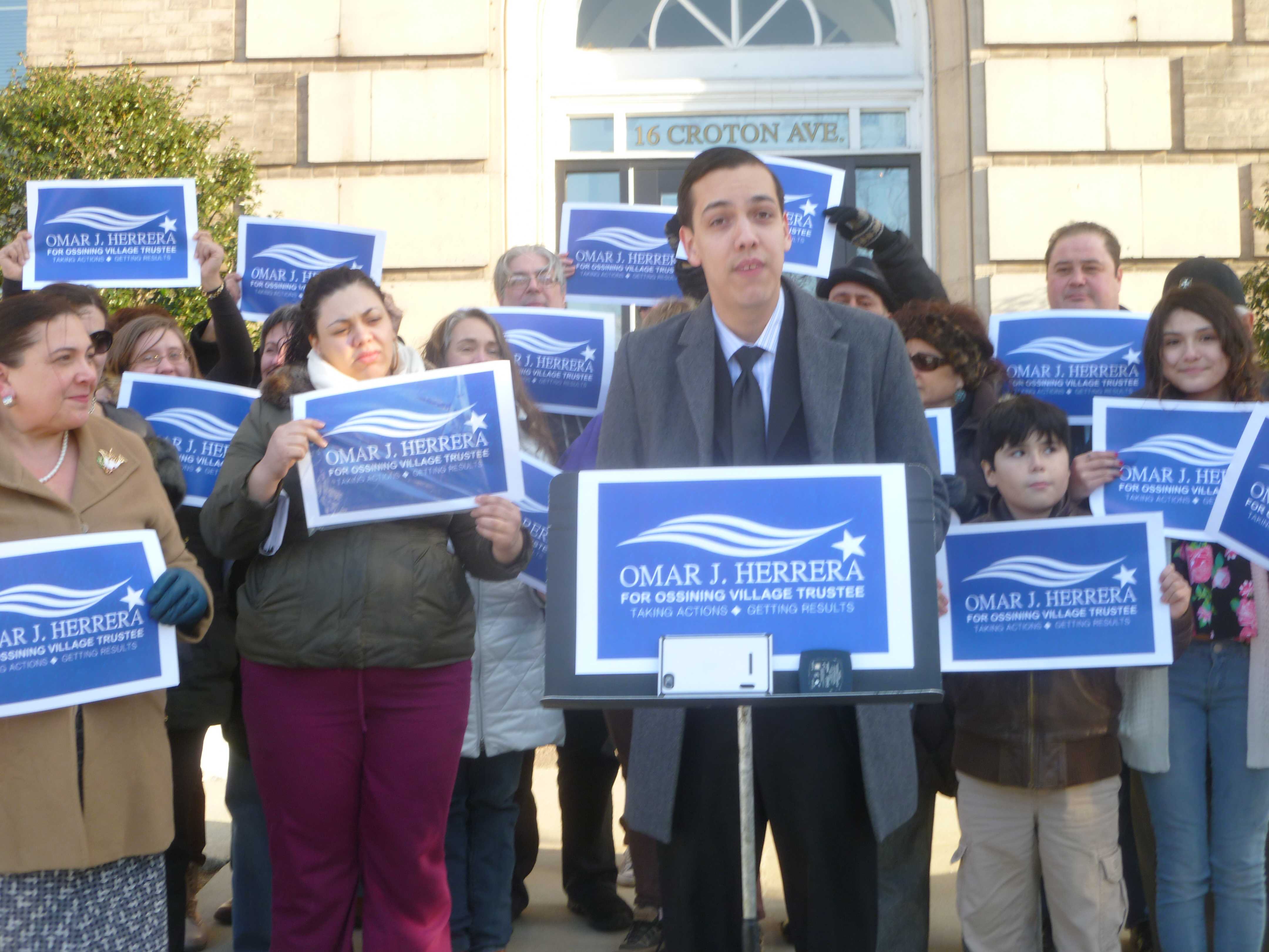 Omar Herrera was elected in 2014.