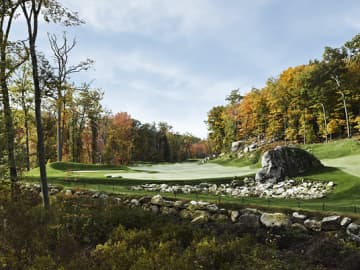 In the off-season, the Pound Ridge Golf Club course is one of the most beautiful in New York.