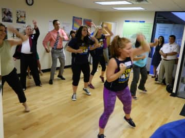Open Door Family Medical Center celebrated National Health Center Week with Zumba and T'ai Chi demonstrations.