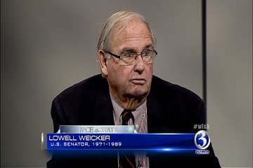 Former Connecticut Gov. Lowell Weicker Jr.