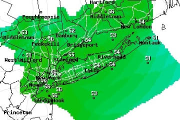 Sunny skies and slight winds will kick off the weekend, but a pair of fronts will bring rain and colder temperatures to the area on Sunday, according to the National Weather Service.
