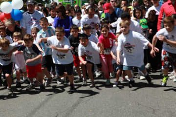 Kids take off from the starting line at last year's Rye Derby.