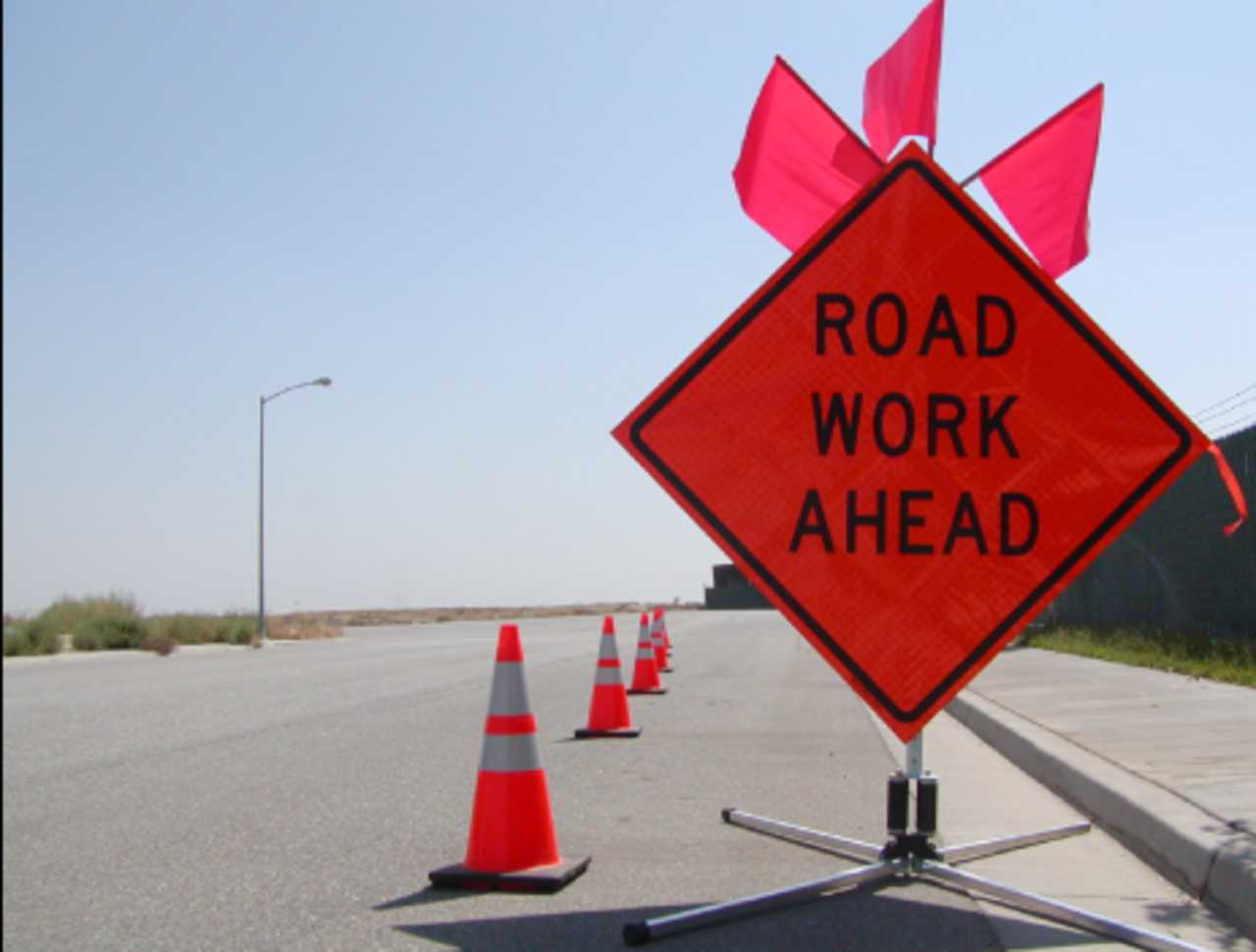 Milling and paving work will be completed this week on Belden Hill Road in Wilton.