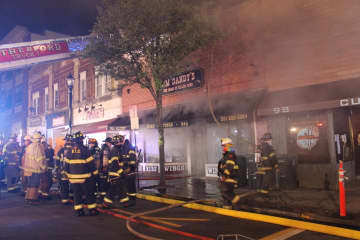 Overnight fire at Jim Dandy's in Rutherford.