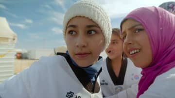 A scene from "After Spring," a film about life in a Syrian refugee camp.