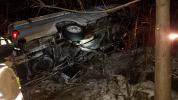 The Putnam Valley Fire Department was busy responding to the crash on an early Monday morning on the Taconic Parkway.