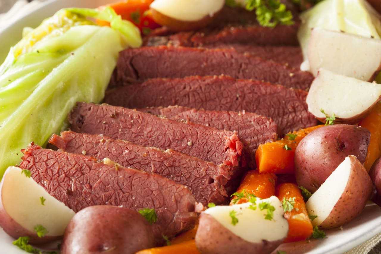 Corned beef special at The Quiet Man in Peekskill.