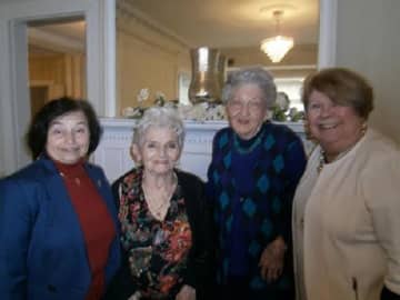 Marcia Klein, Incoming President WCFWC; Doris Kramer, President Eastchester Women’s Club; Ela Hathaway, 2016 WCFWC “Woman of the Year”; Karen Amann, Outgoing President WCFWC.